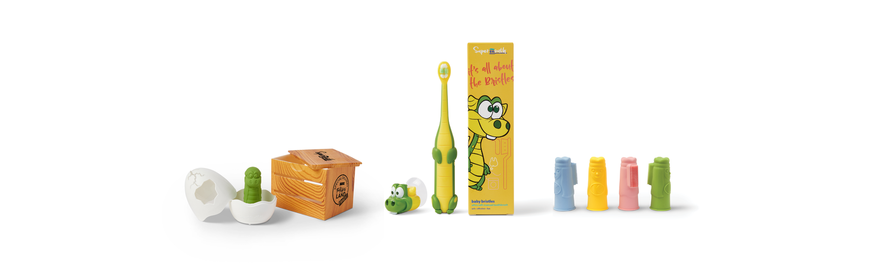 Mouthbrushes for teething to 24 months